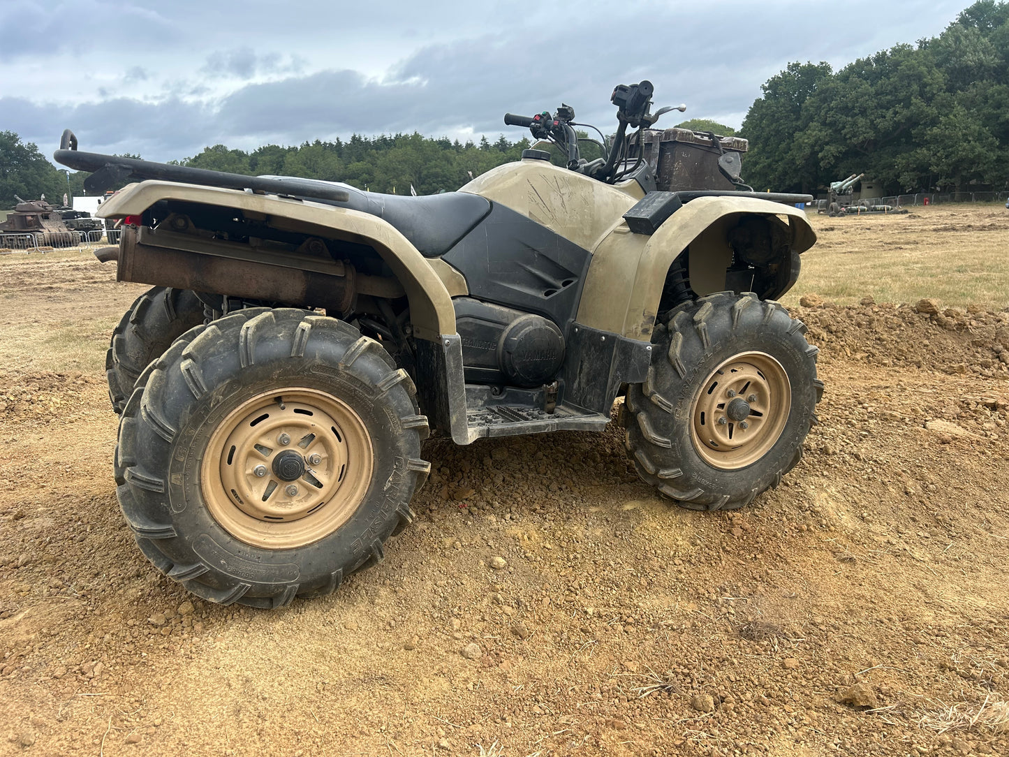 Ex British Army Yamaha Grizzly 450 quad bike (2008)