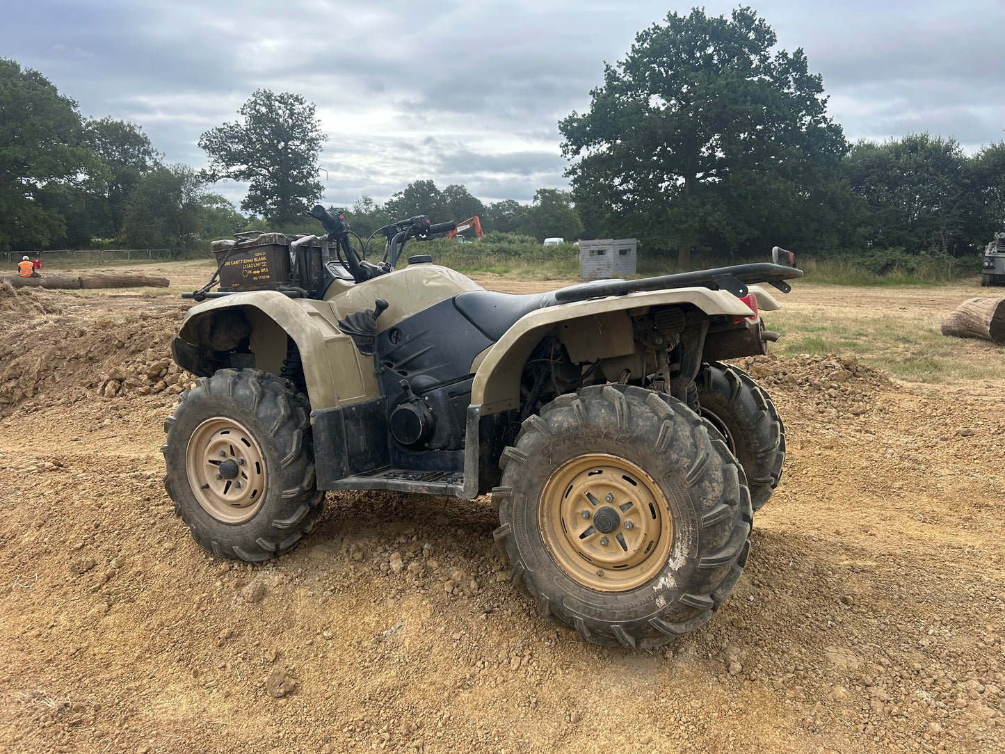 Ex British Army Yamaha Grizzly 450 quad bike (2008)