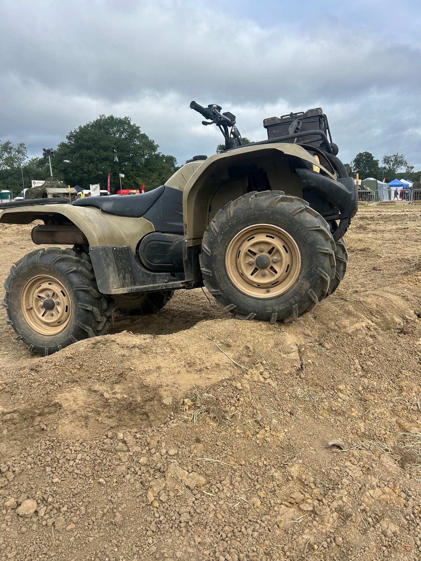 Ex British Army Yamaha Grizzly 450 quad bike (2008)