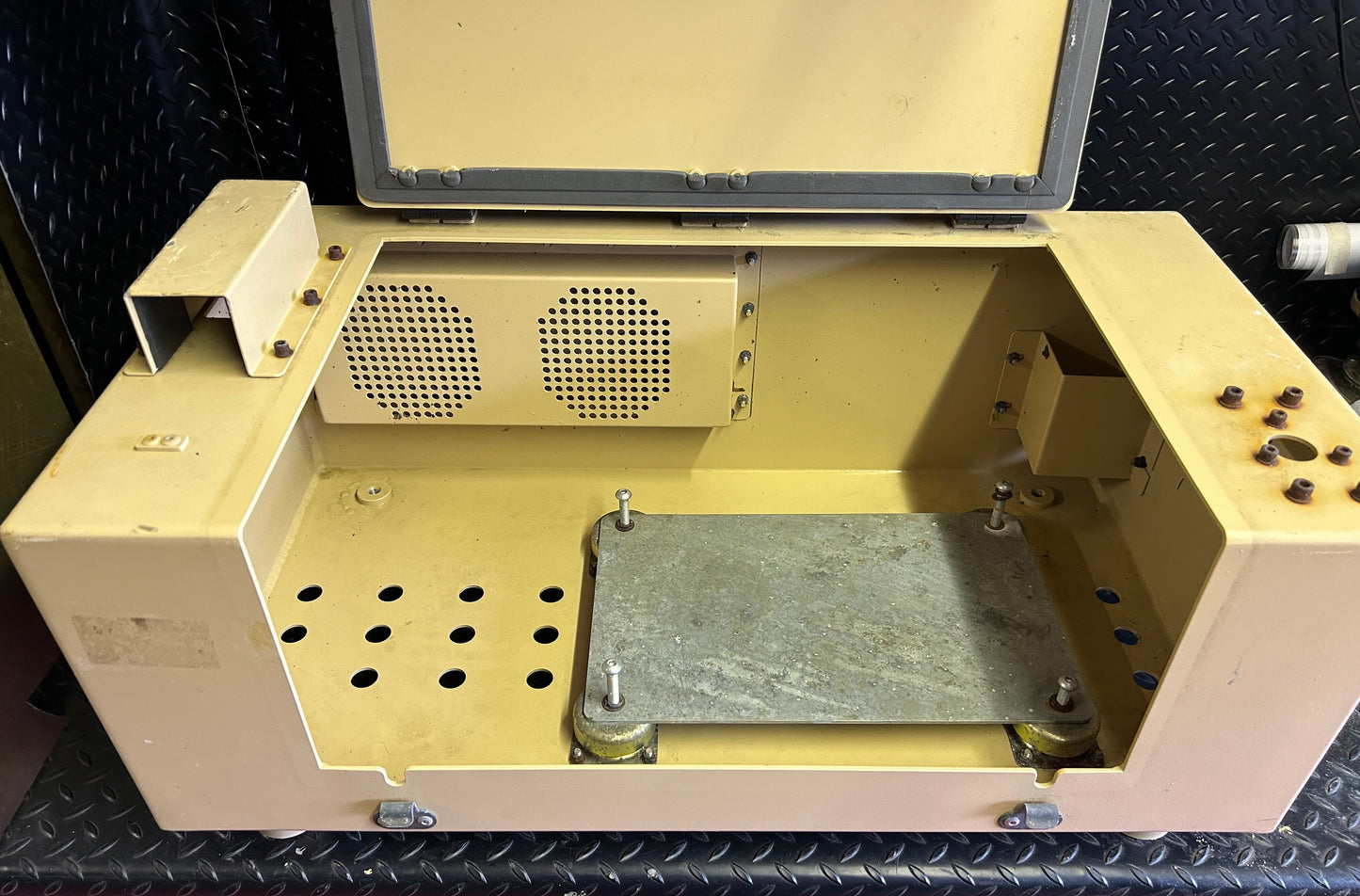 ECM (electronic counter measures) box and rear rack