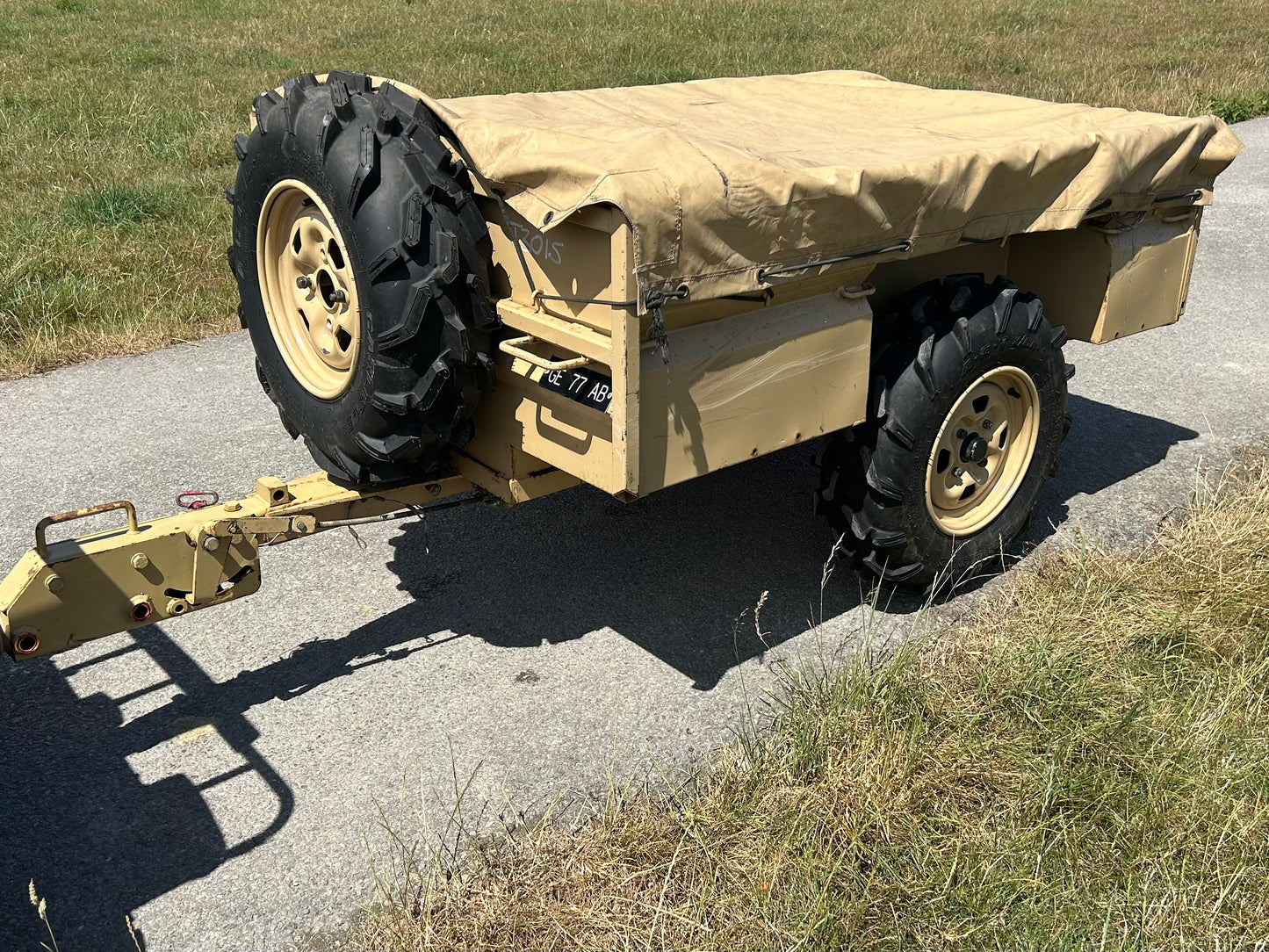 2008 Ex-Army Mk1 Yamaha Grizzly 450 and Logic SMT171 trailer - Road legal