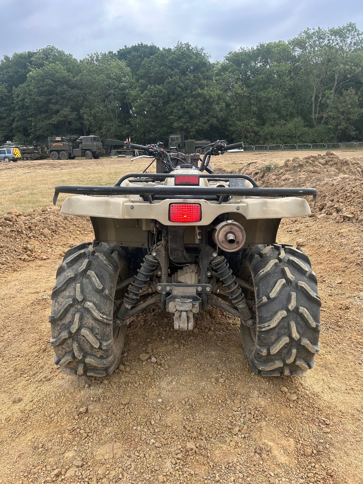 Ex British Army Yamaha Grizzly 450 quad bike (2008)