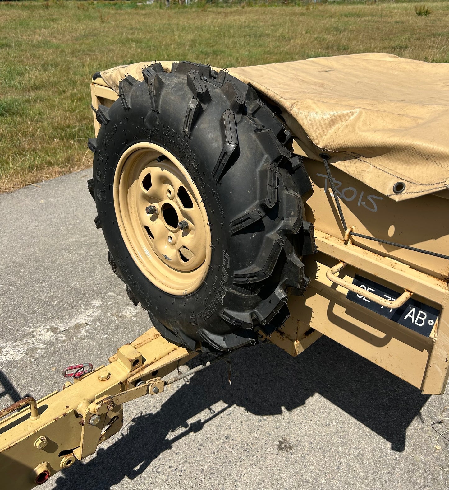 2008 Ex-Army Mk1 Yamaha Grizzly 450 and Logic SMT171 trailer - Road legal
