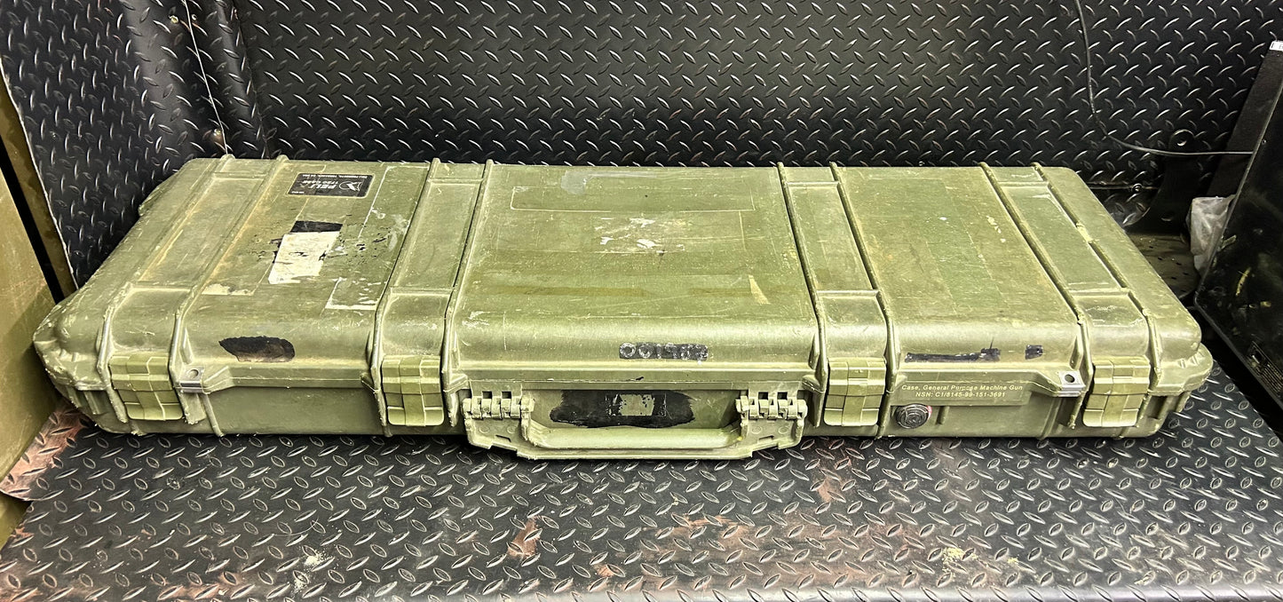 Peli 1720 Pelicase for GPMG. Genuine ex-British Military.
