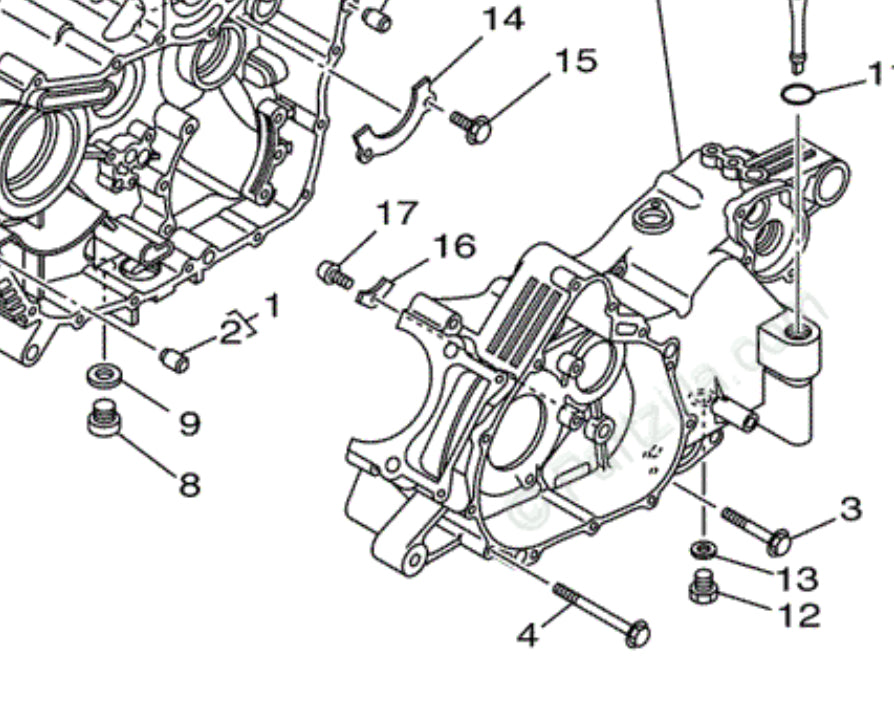 PLUG, STRAIGHT SCREW (no. 12 on the diagram)
90340-14029